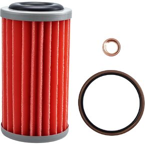 Transmission Oil Filter with Gasket Compatible with Nissan Altima Murano Sentra Pathfinder Rogue Infiniti QX60 Replace #: 31726-28X0A, 31526-3VX0A