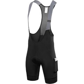 Przewalski Men's Cycling Bib Short 4D Padded Bike Bicycle Pockets Shorts Breathable Wicking Biking Bib Tight