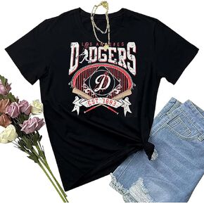 Baseball Shirt for Women Baseball Mom Tshirt Baseball Fan Shirts Baseball Season Game Day Short Sleeve Tee Top