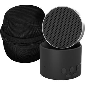 تقنيات الصوت التكيفية lectrofan micro2 وحالة حمل لليكتتروفان micro2 - مكبر صوت بلوتوث المحمول - آلة صوت مدمجة للسفر - آلة الصوت البيضاء والحالة السوداء