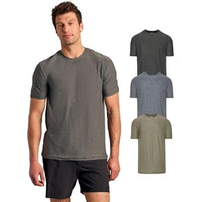 True Classic Workout Shirts for Men - Athletic Tops & Gym Shirts for Men, Quick-Dry Mens Workout Shirt, Pack of 3, Variety, 3XL