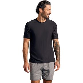 True Classic Workout Shirts for Men - Athletic Tops & Gym Shirts for Men, Quick-Dry Mens Workout Shirt, Pack of 1, Black, 3XL