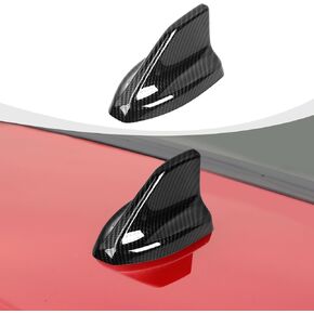 Shark Fin Antenna Base Cover Trim Compatible with Ford Mustang 2024 2025, Carbon Fiber