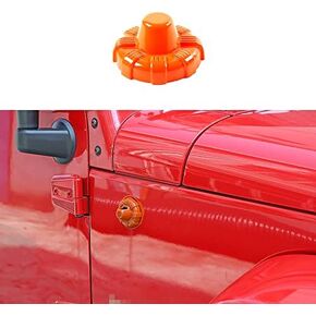 إكسسوارات داخلية هوائي تغطية القاعدة تغطية جيب رانجلر JK JT JL 2007-2017 لجيب Wrangler JL JT 2018-2023 (Pink)