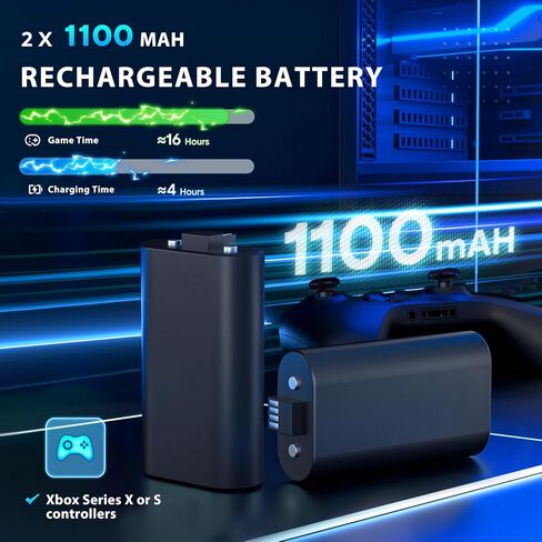 Cooling Charging Stand for Xbox Series X/S with 2 Headset Stand, Luckit Vertical Dual Controller Charger Station Dock Accessories with Cooling Fan, Fast Charging Station with 3 HUB USB Ports in Kuwait