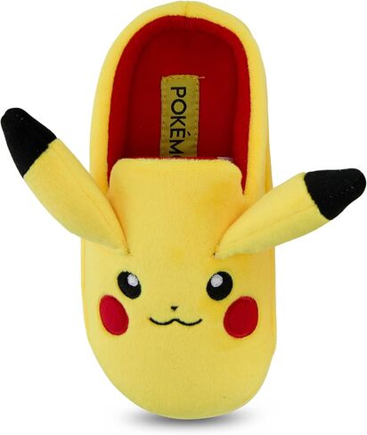 Pokemon Boys Pikachu Costume Slippers - Gotta Catch Em All - Official 3D Plush Slippers in Saudi Arabia