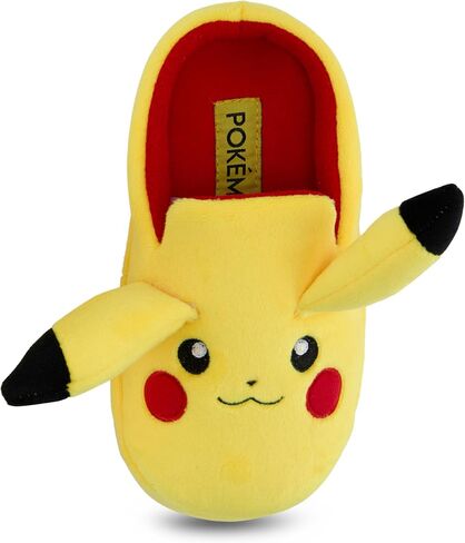 Pokemon Boys Pikachu Costume Slippers - Gotta Catch Em All - Official 3D Plush Slippers in Saudi Arabia