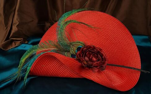 Cizoe Fascinators for Women Kentucky Derby Headpiece Tea Party Hats with Veil Wedding Headware Bridal Headpiece in Kuwait