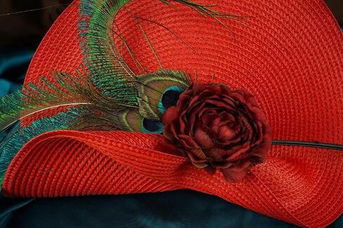 Cizoe Fascinators for Women Kentucky Derby Headpiece Tea Party Hats with Veil Wedding Headware Bridal Headpiece in Kuwait