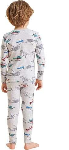 Children Girl's and Boys' Long-Sleeved Underwear Set Thermal Underwear Sets 3-14 Kids Base Layer Cotton Set in Kuwait