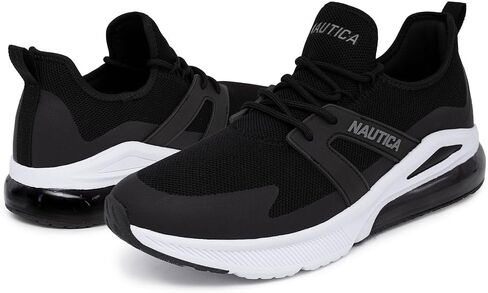 أحذية نوتيكا الرياضية للرجال - حذاء جري برباط بوسادة هوائية - أحذية رياضية خفيفة الوزن ومريحة للارتداء اليومي وتدريبات اللياقة البدنية in Kuwait