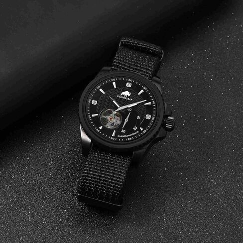 BISONSTRAP Nylon Watch Bands for Men, One-Piece Military Watch Straps, 18mm 20mm 22mm in Saudi Arabia