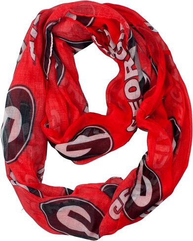 وشاح نسائي من Littlearth NCAA Michigan Wolverines Sheer Infinity Scarf، لون الفريق، مقاس واحد in Saudi Arabia