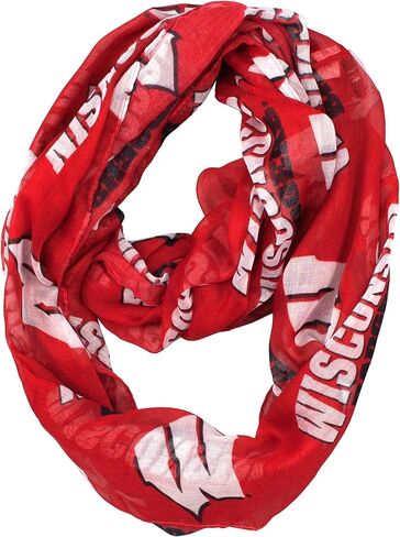 وشاح نسائي من Littlearth NCAA Michigan Wolverines Sheer Infinity Scarf، لون الفريق، مقاس واحد in Saudi Arabia