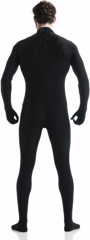 ATHX Men's and Women's Bodysuit Costume Back Zipper Spandex Headless Halloween Cosplay Unitard Stretchy Zentai Skin Suit in Saudi Arabia