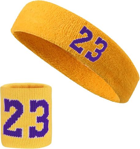Basketball Wristbands Sweatbands Kit Sweat Bands Sweat Absorbing Head Band for Party Accessories in Saudi Arabia