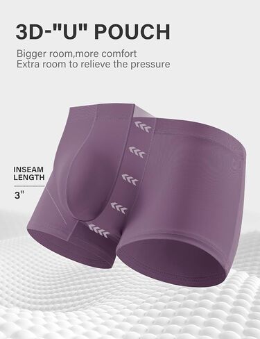 Arjen Kroos Men's Sexy Silky Trunks Underwear Boxer Briefs 1 Pack in Saudi Arabia