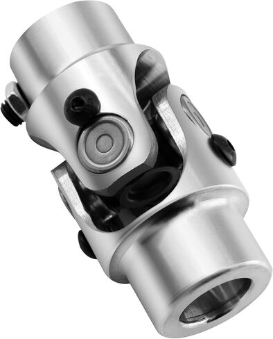 3/4" Round x 3/4“ DD Black Single Steering Shaft Universal U Joint, Working Angle: 35° Degree, Total Length: 83 mm in Kuwait
