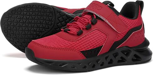 koppu Boys Tennis Shoes Girls Kids Slip on Sneakers Lightweight Breathable Strap Athletic Running Shoes for Toddler/Little Kid/Big Kid in Saudi Arabia