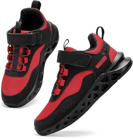 koppu Boys Tennis Shoes Girls Kids Slip on Sneakers Lightweight Breathable Strap Athletic Running Shoes for Toddler/Little Kid/Big Kid in Saudi Arabia