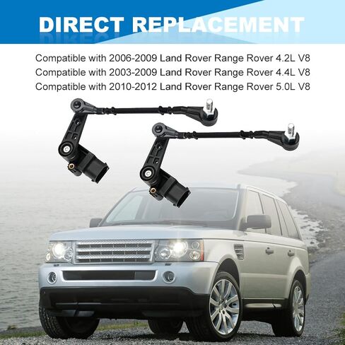 JDMON Suspension Height Level Sensor Replacement for Land Rover Range Rover 4.2L 4.4L 5.0L V8 Sport Utility 4-Door 2003-2012, Replace LR020626 LR020627 LR020628 LR020629, Front & Rear, Left & Right in Saudi Arabia