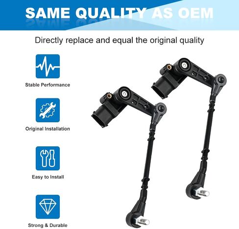 JDMON Suspension Height Level Sensor Replacement for Land Rover Range Rover 4.2L 4.4L 5.0L V8 Sport Utility 4-Door 2003-2012, Replace LR020626 LR020627 LR020628 LR020629, Front & Rear, Left & Right in Saudi Arabia