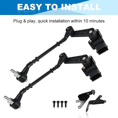 JDMON Suspension Height Level Sensor Replacement for Land Rover Range Rover 4.2L 4.4L 5.0L V8 Sport Utility 4-Door 2003-2012, Replace LR020626 LR020627 LR020628 LR020629, Front & Rear, Left & Right in Saudi Arabia