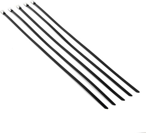 Auto Dynasty 10m Red Exhaust Heat Wrap+12 inches Long 5mm Width - Black Zip Tie in Saudi Arabia