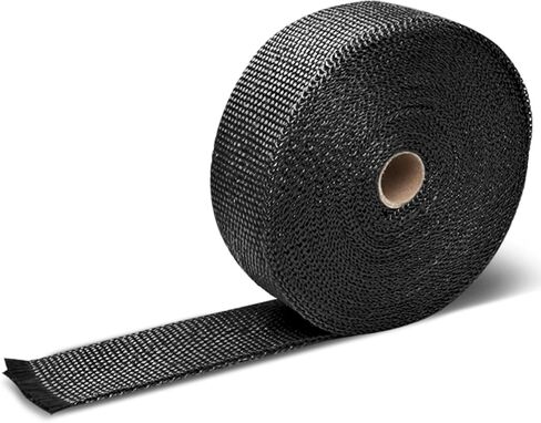 Auto Dynasty 10m Red Exhaust Heat Wrap+12 inches Long 5mm Width - Black Zip Tie in Kuwait