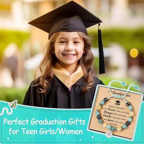Graduation Gifts for Girls Teen Girls Her Women, Class of 2025 Graduation Bracelet for Girl Daughter Granddaughter Niece Sister Preschool Kindergarten 5th 8th Grade High School College Graduation in Saudi Arabia