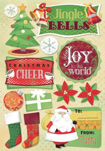 Karen Foster Design Acid and Lignin Free Scrapbooking Sticker ، Winter Wonderland in Kuwait