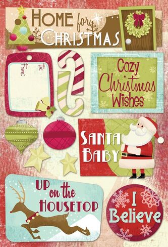 Karen Foster Design Acid and Lignin Free Scrapbooking Sticker ، Winter Wonderland in Kuwait