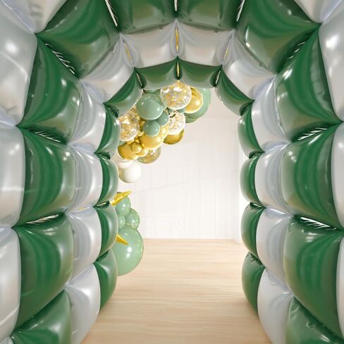 Black and Gold Foil Square Balloon Backdrop Wall With 139pcs Gold Black Latex Starburst Balloons Arch, Double Sided Balloon Tunnel for Birthday 2025 New Year Graduation Party Decoration in Kuwait