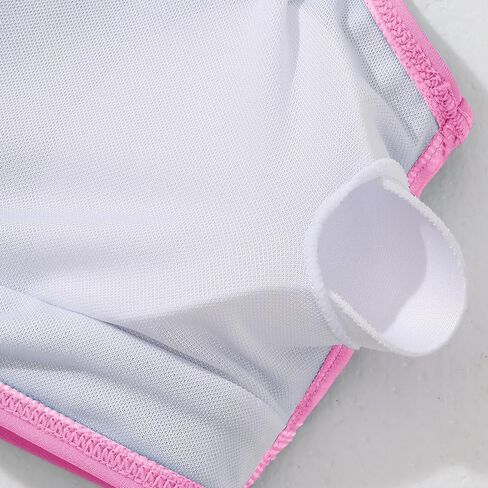 Eshoo Girls Swimsuit 3 قطعة بدلة الاستحمام بيكيني كروس عبور الأزهار الاستوائية in Kuwait