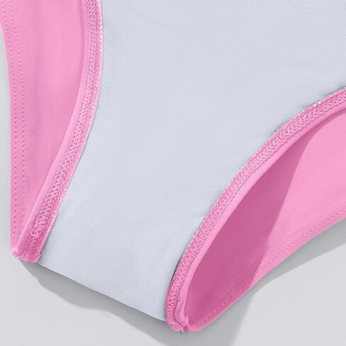 Eshoo Girls Swimsuit 3 قطعة بدلة الاستحمام بيكيني كروس عبور الأزهار الاستوائية in Kuwait