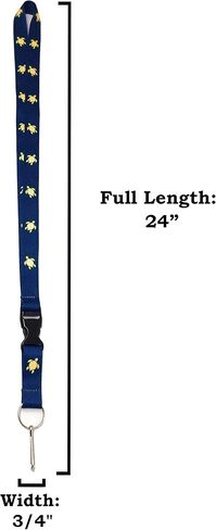 فينيلكشن الورك Llama Lanyard Keychain وحامل الهوية مع مشبك قابلة للفصل للمفاتيح أو الشارة | قلادة حداثة سوداء سوداء متينة (لاما) in Kuwait