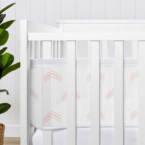 Sweet Jojo Designs + BreathableBaby Black and White Boho Mudcloth Boy Girl Gender Neutral Breathable Mesh Crib Liner Baby and Infant Bohemian Woodland Tribal Southwest Geometric Hatch in Saudi Arabia