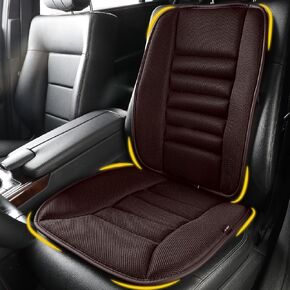 Car Seat Cushion with Back Support Pillow, Comfy Lumbar Support & Seat Cushion, Memory Foam Driving Pillow for Back-Sciatica Pain Relief, Auto Pad Suitable for Car, Truck, SUV - Black