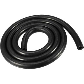 Silicone Vacuum Tubing Hose Line Automotive Vacuum Hose Engine Air Intake Vacuum Hose Pipe Black ID 8mm 4.92ft Length Replacement Car Parts