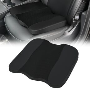 Nilight Car Car Cushion Black Mesh Memory Foam Foam Wedge Creadible مريحة لقيادة العمل اليومية عرق النسا وتخفيف آلام عظم الذنب تحسن رؤية القيادة
