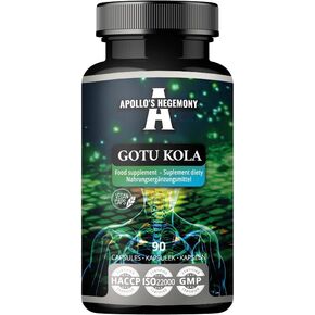 APOLLO'S HEGEMONY Gotu Kola (Centella asiatica Extract) 400mg, Contains 20% Asiaticosides (80mg), 90 Vegan Capsules, 3 Months Supply, Enhances Mental Clarity and Physical Adaptation