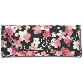 Terra Distribution Eyeglass Case Soft Shell [مصنوعة في اليابان] تصميم إدو كومون التقليدي
