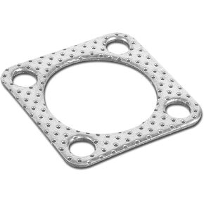 Auto Dynasty Exhaust Manifold Flange Header Gasket, Compatible with 46mm 4-Bolt