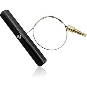 Valve Stem Puller, Tire Air Valve Core Remover Fishing Tool for Tire Maintenance, Valve Stem Removal Puller Repair Tool for Installing Inner Tubes, Motorcycle Accessories (Black)