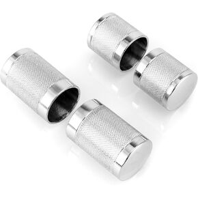 Mofun Rack Docking Point Hardware Kit 4 Point Covers Docking Magnet Caps Steel Compatible with Harley Touring Street Road Electra Glide Road King 1994-UP, Gloss Black