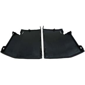 PEINTU الجانبين اليسرى واليمين مصدات خلفية تغطي 52181-0C050 52182-0C050 أسود متوافق مع تويوتا TUNDRA 2022 2023