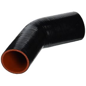 HPS HTSER45-250-300-BLK السيليكون عالية درجة الحرارة 45 درجة 45 درجة خنق المرفق مخفض خرطوم مقرن ، 55 رطل واحد الضغط