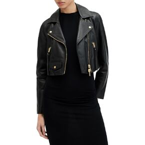 Women's Elora Leather Biker Jacket