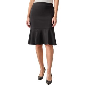 Kasper Women's Pull on Slim to Flounce Skirt