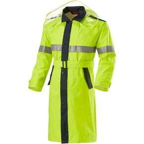 TK-Rainwear R693 معطف المطر الممتاز (مقاوم للماء/الوزن الخفيف/الرياح) حزام عاكس ، الرجال البالغين البالغين.